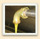 This warming tank increases the flow of honey, to ease bottling. 